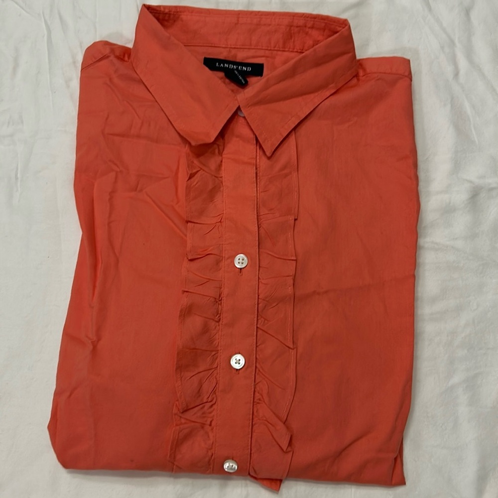 Women’s Lands End long sleeve blouse Size XL